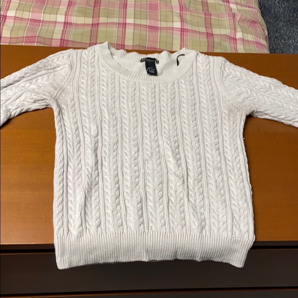 Cream sweater